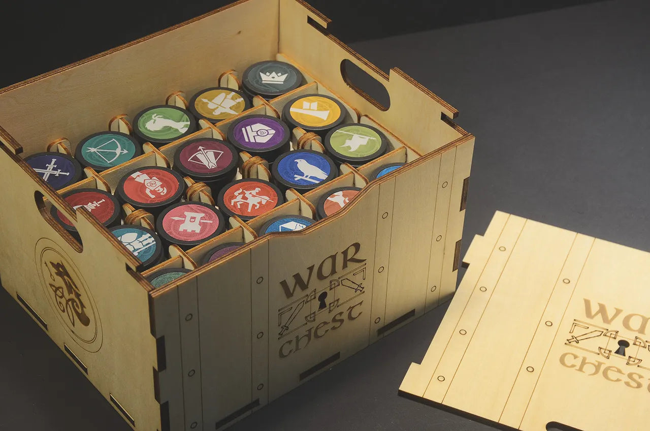 War Chest: Luxury Organizer - 【烏鴉盒子】戰爭之匣 : 桌遊豪華收納木箱